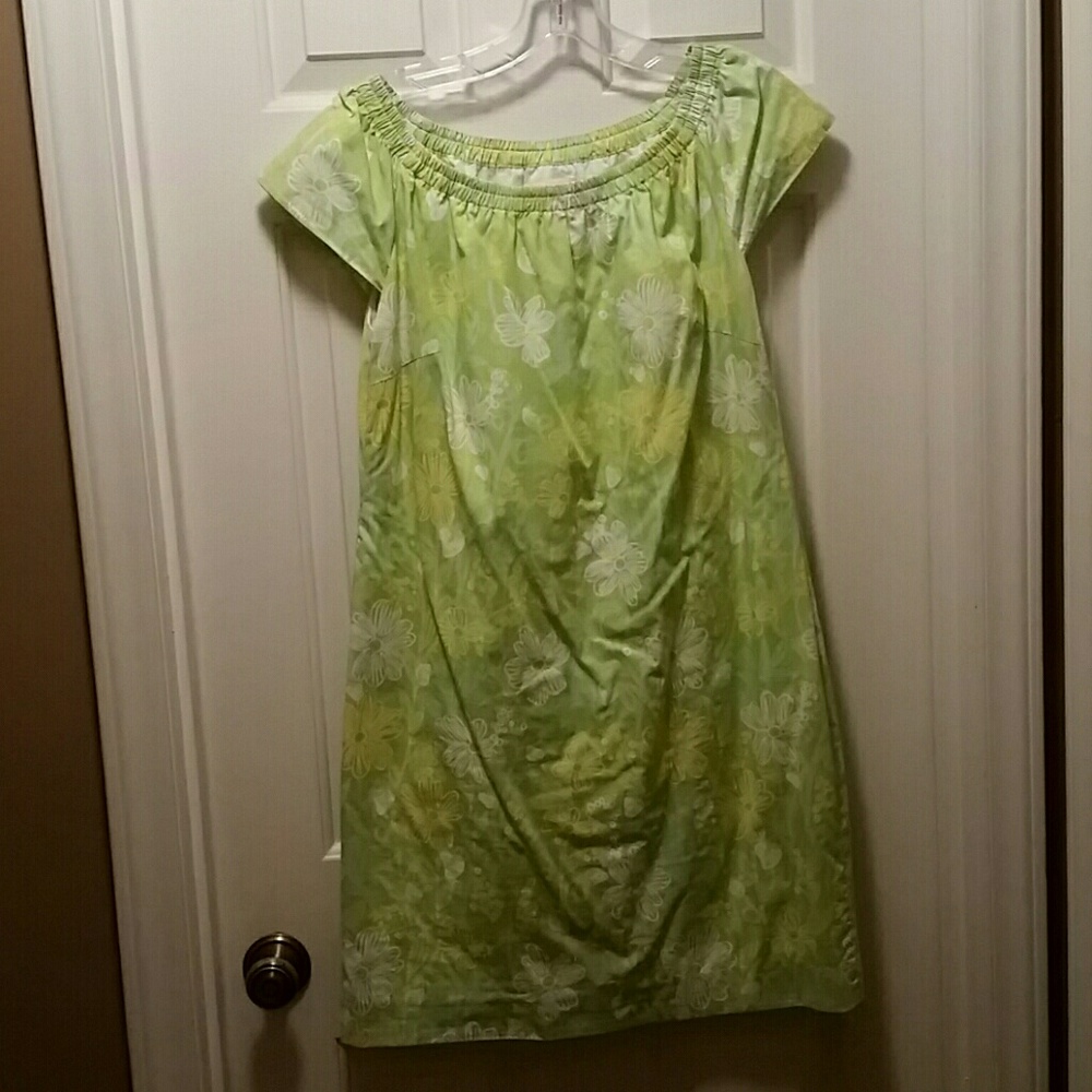Lilly Pulitzer Off the Shoulder Shift Dress Small